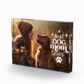 Beste HOND moeder ooit moederdag Fotoblokken (Rechts)