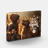 Beste HOND moeder ooit moederdag Fotoblokken (Links)