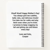 Beste hond moeder ooit Moederdag Notitieboek (Achterkant)