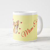 Beste hond-moeder ooit mok – Cute Golden Retriever (Voorkant rechts)