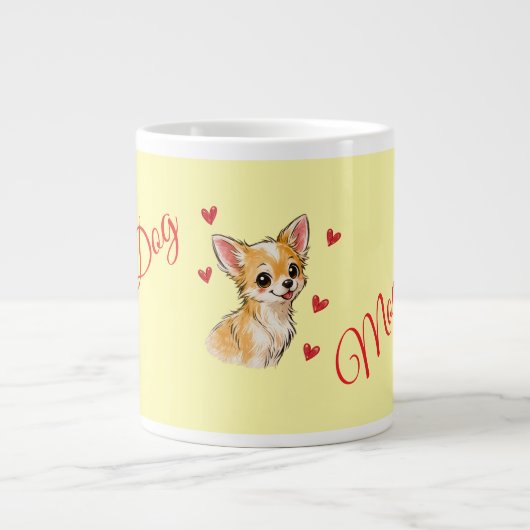 Beste hond-moeder ooit mok – Cute Golden Retriever (Voorkant)