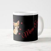 Beste hond-moeder ooit mok – Cute Golden Retriever (Voorkant rechts)