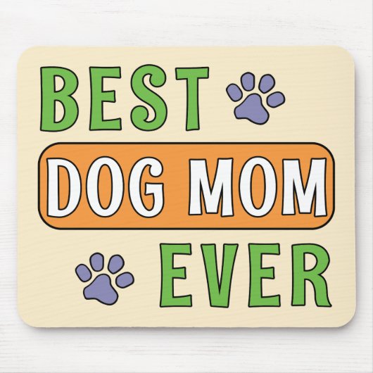 Beste hond-moeder ooit muismat (Voorkant)