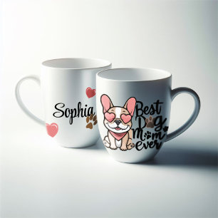 Beste Hond Moeder ooit personaliseren Frenchie Grote Koffiekop