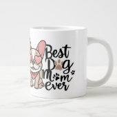 Beste Hond Moeder ooit personaliseren Frenchie Grote Koffiekop (Rechts)
