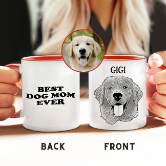 Beste Hond Moeder Ooit Pet Gepersonaliseerde Hand  Mok
