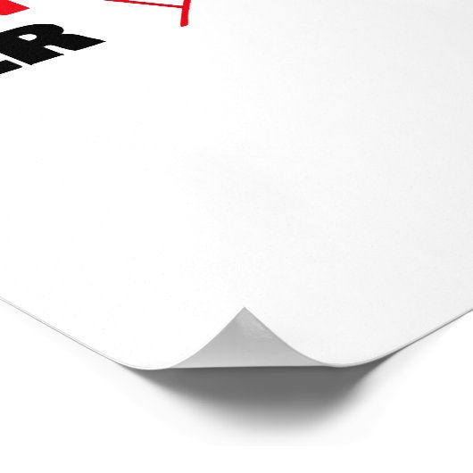 Beste hond moeder ooit poster (Hoek)