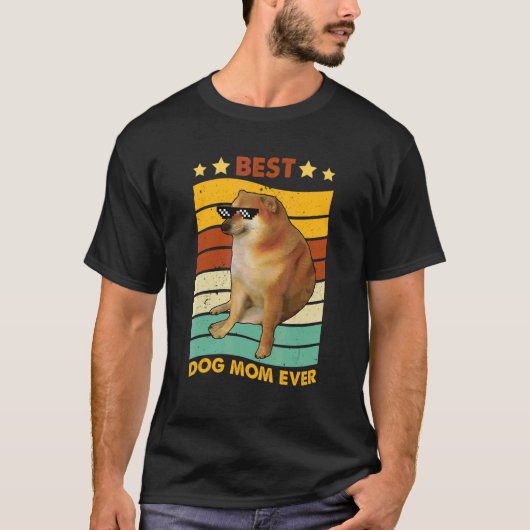 Beste Hond Moeder Ooit Quote Hond Moeder Kostuum C T-shirt (Voorkant)