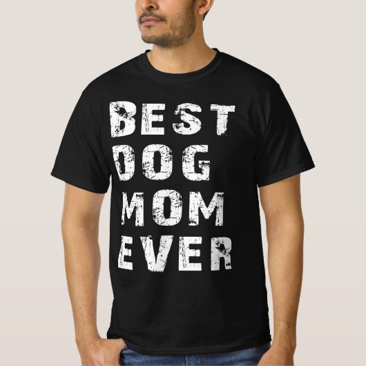 beste hond moeder ooit t-shirt (Voorkant)