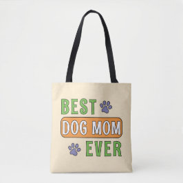 Beste hond-moeder ooit tote bag
