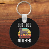 Beste Hond Moeder Ooit Weimaraner Sleutelhanger (Voorkant)
