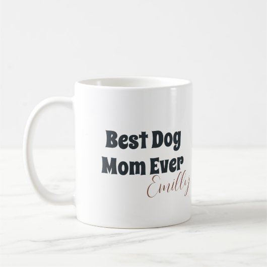 "Beste Hond Moeder/Pap Ooit" cadeau  Mok (Links)