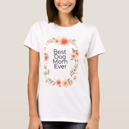 Beste hond-moeder T-shirt| Dames T-shirt hondenlie