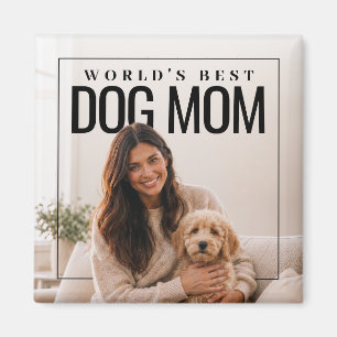 Beste Hond Moeder van de Wereld PhotoPop Magneet