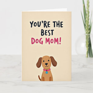 Beste Hond Moeder Zoete Dag Kaart