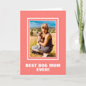 Beste hond Moederdag Kaart (Voorkant)