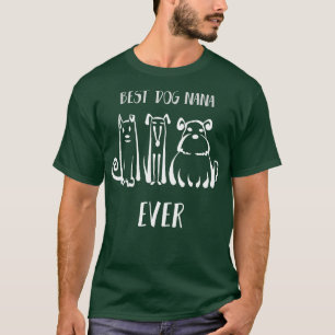 Beste Hond Nana Ooit Hondenliefhebber T-shirt Hond