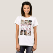Beste Hond Ooit | 6 Foto Collage T-shirt (Voorkant volledig)