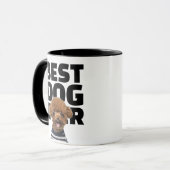 Beste Hond Ooit Aangepaste Foto van Huisdier Mok (Voorkant links)