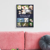 Beste Hond Ooit Custom Photo Collage Canvas Afdruk (Insitu (Woonkamer))
