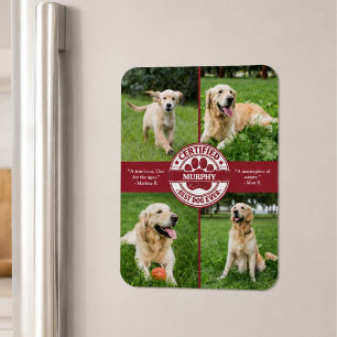 Beste Hond Ooit Foto Collage Magneet