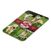 Beste Hond Ooit Foto Collage Magneet (Linkerzijde)