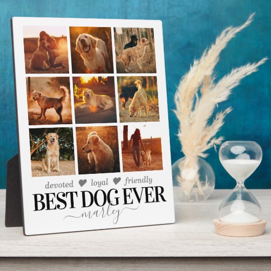 Beste Hond Ooit Foto Fotoplaat (Zijkant)