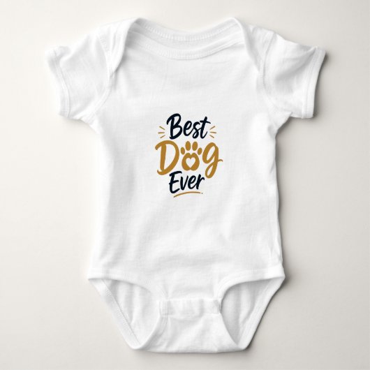Beste Hond Ooit Funny Hond Liefhebber T-Shirt (Voorkant)