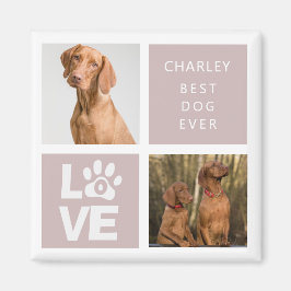 Beste Hond Ooit | Gepersonaliseerde Fotomagneet Magneet
