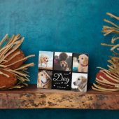 Beste Hond Ooit Herdenking Pootjes Modern Fotocoll Fotoplaat (Zijkant)