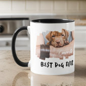 Beste Hond Ooit Huisdier Modern Grunge Cool Photo  Mok