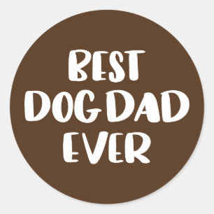  Beste hond ooit Ronde Sticker