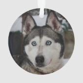 BESTE HOND OOIT Rood geruit Persoonlijk gemaakt Ornament (achterkant)
