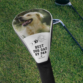 Beste Hond Pap Door Par Foto Vaderdag Golfheadcover