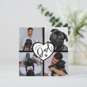 Beste Hond Pap | Fotocollage (Staand voorkant)