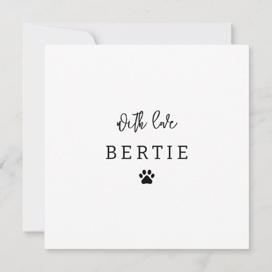 Beste Hond Pap | Fotocollage (Achterkant)