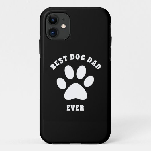 Beste hond pap ooit aangepaste tekst op maat Case-Mate iPhone case (Achterkant)