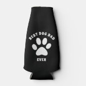 Beste hond pap ooit aangepaste tekst op maat flesjeskoeler (Voorkant)
