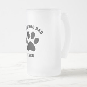 Beste hond pap ooit aangepaste tekst op maat matglas bierpul