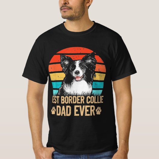 Beste hond-pap ooit voor overdosis t-shirt (Voorkant)