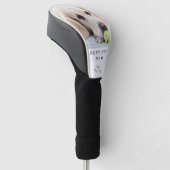 Beste Hond Papa Aangepaste Foto Gepersonaliseerd Golfheadcover (Schuin)
