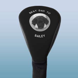 Beste hond papa aangepaste tekst foto aandenken golfheadcover
