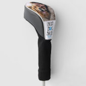 Beste hond papa door Par | Aangepaste foto Vaderda Golfheadcover (Schuin)