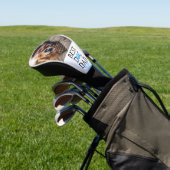 Beste hond papa door Par | Aangepaste foto Vaderda Golfheadcover (Insitu)