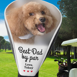 Beste Hond Papa Door Par Foto Naam Aangepast Golfheadcover