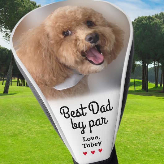 Beste Hond Papa Door Par Fotonaam Custom Golfheadcover