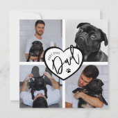 Beste hond papa | Fotocollage (Voorkant)