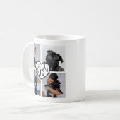 Beste hond papa | Fotocollage Koffiemok (Voorkant links)