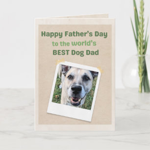 Beste Hond Papa Funny Dog Vaderdag Kaart