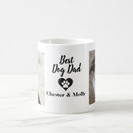 Beste hond papa gepersonaliseerde huisdier aangepa koffiemok